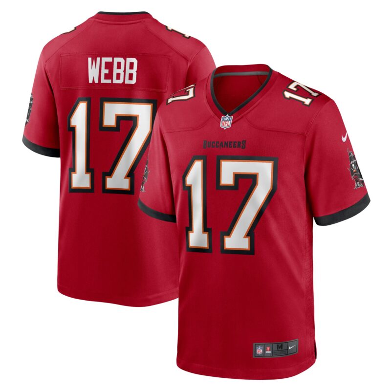 Raleigh Webb Tampa Bay Buccaneers Game Jersey - Red