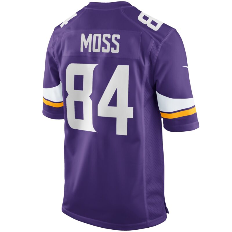 Randy Moss Minnesota Vikings Game Retired Player Jersey - Purple - Image 3