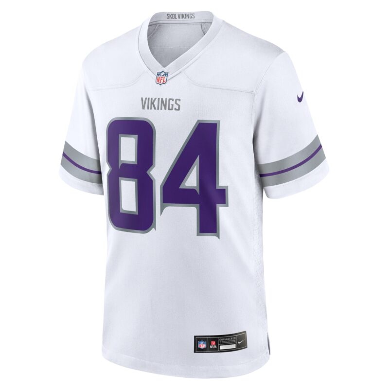 Randy Moss Minnesota Vikings Alternate Retired Player Game Jersey - White - Image 2