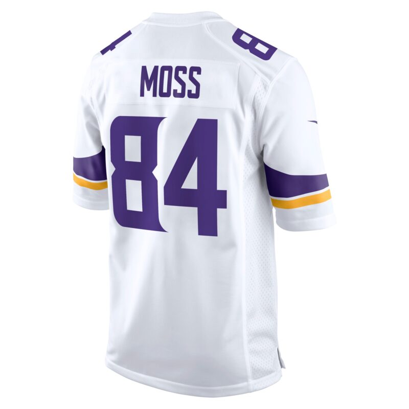 Randy Moss Minnesota Vikings Retired Player Game Jersey - White - Image 3
