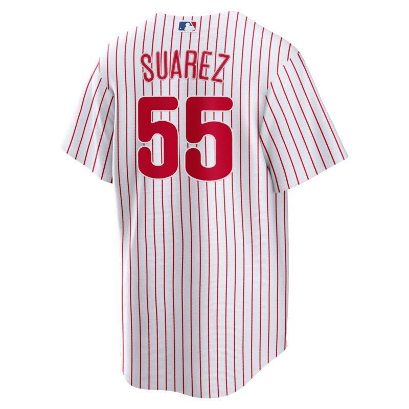 Ranger Suárez Philadelphia Phillies Home Player Jersey - White - Image 3