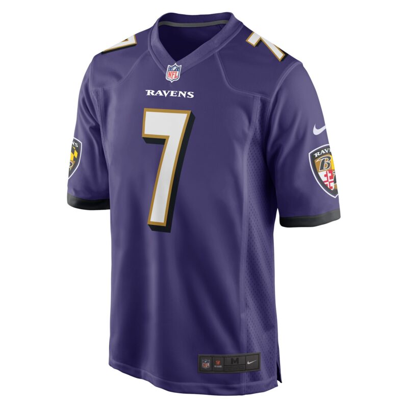 Rashod Bateman Baltimore Ravens Game Player Jersey - Purple - Image 2