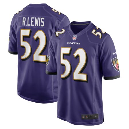 Ray Lewis Baltimore Ravens Retired Player Game Jersey - Purple