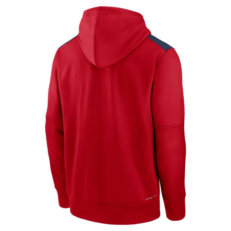 Atlanta Braves Collection Performance Pullover Hoodie - Red - Image 3
