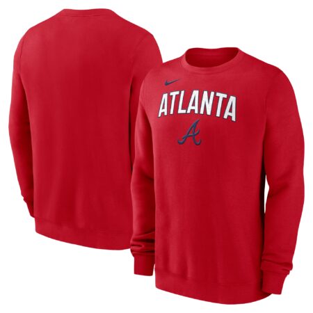 Atlanta Braves Pullover Sweatshirt - Red