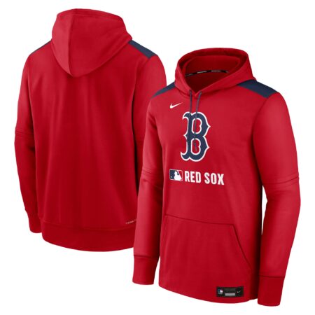 Boston Red Sox Collection Performance Pullover Hoodie - Red