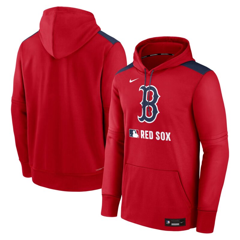 Boston Red Sox Collection Performance Pullover Hoodie - Red