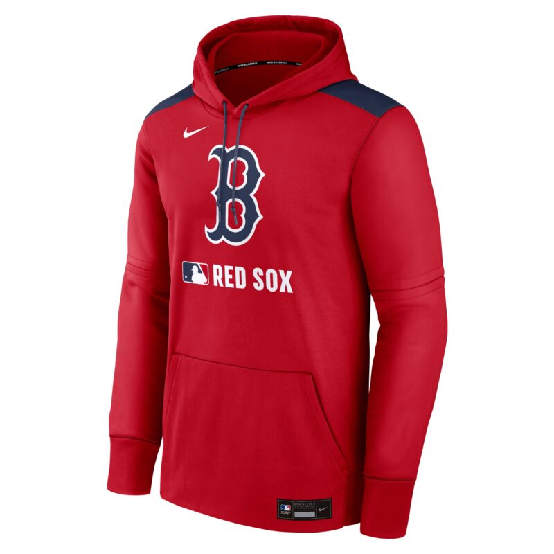 Boston Red Sox Collection Performance Pullover Hoodie - Red - Image 2