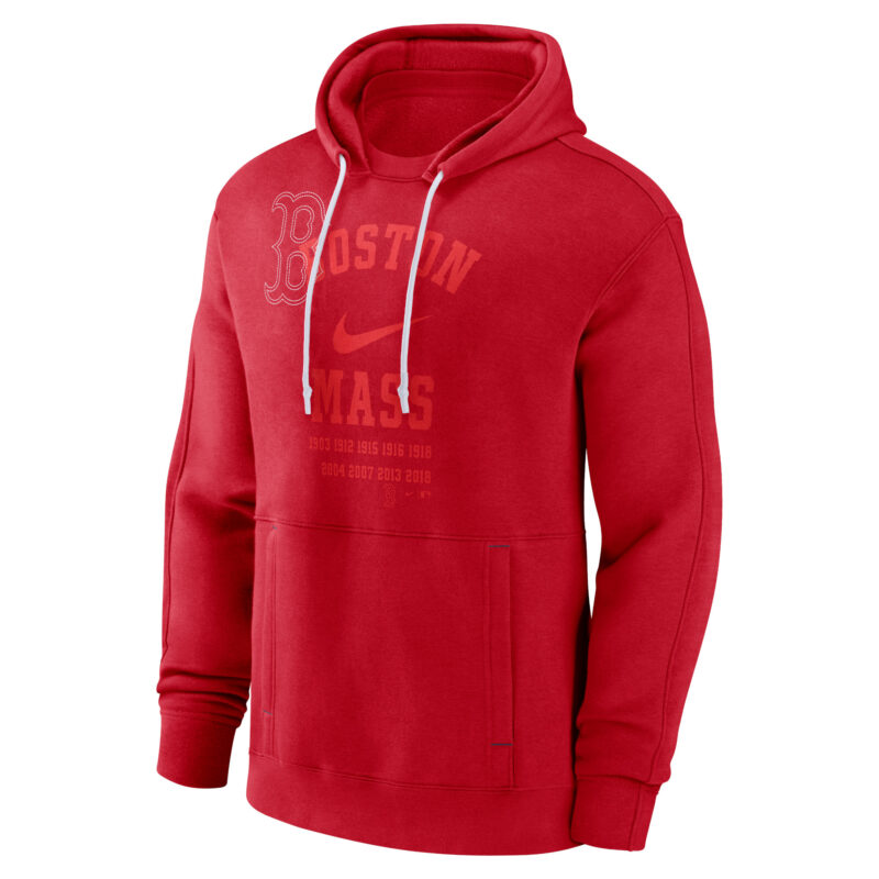 Boston Red Sox Statement Ball Game Pullover Hoodie - Red - Image 2