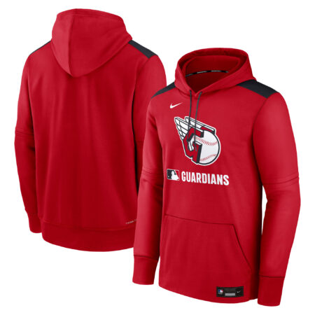 Cleveland Guardians Collection Performance Pullover Hoodie - Red