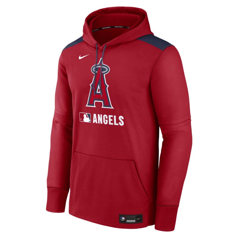 Los Angeles Angels Collection Performance Pullover Hoodie - Red - Image 2