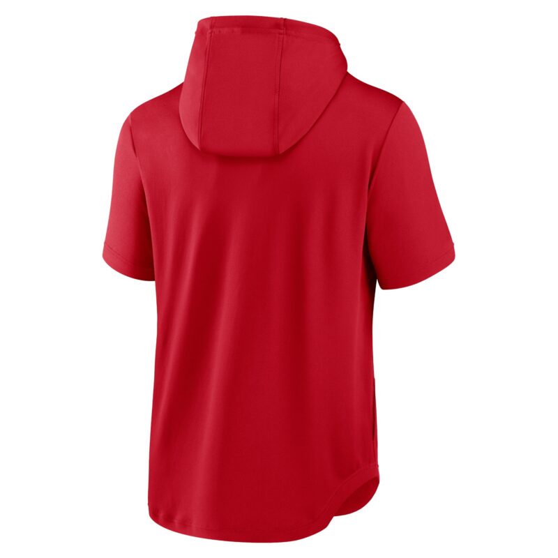 Los Angeles Angels Springer Short Sleeve Team Pullover Hoodie - Red - Image 3