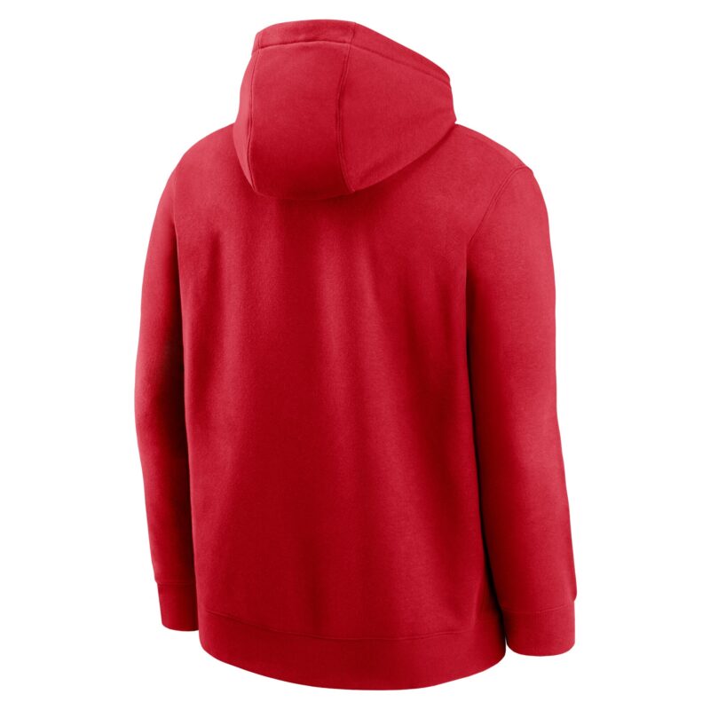 Philadelphia Phillies Club Stack Pullover Hoodie - Red - Image 3