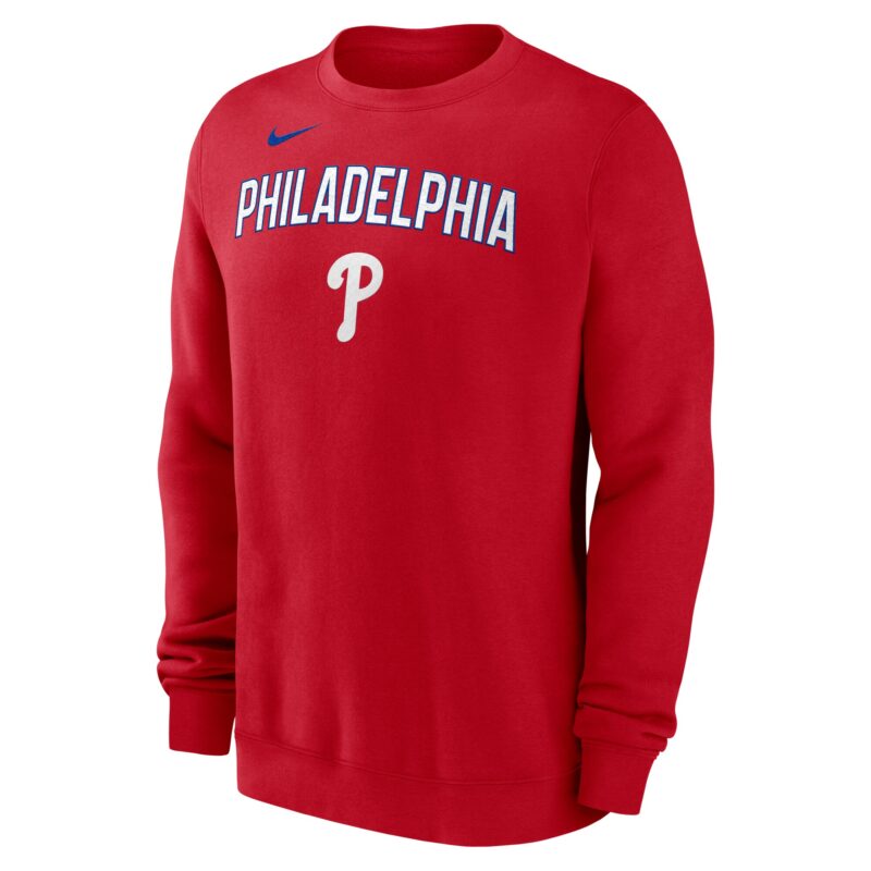 Philadelphia Phillies Pullover Sweatshirt - Red - Image 2