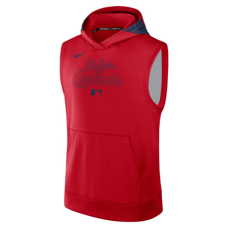 St. Louis Cardinals Collection Performance Sleeveless Pullover Hoodie - Red - Image 2