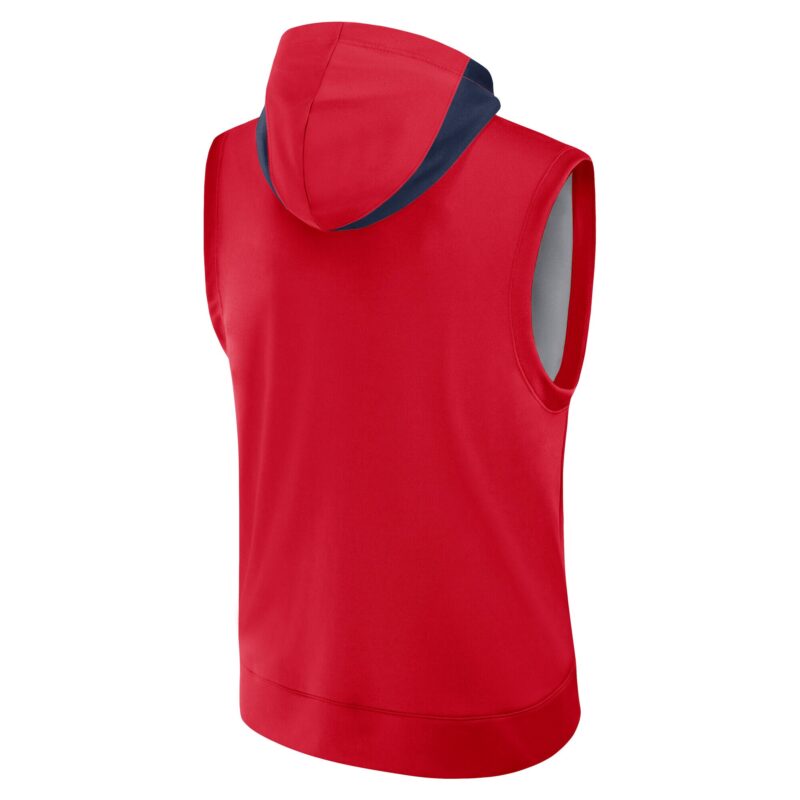 St. Louis Cardinals Collection Performance Sleeveless Pullover Hoodie - Red - Image 3