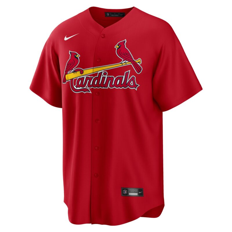 St. Louis Cardinals Big & Tall Alternate Team Jersey - Red - Image 2