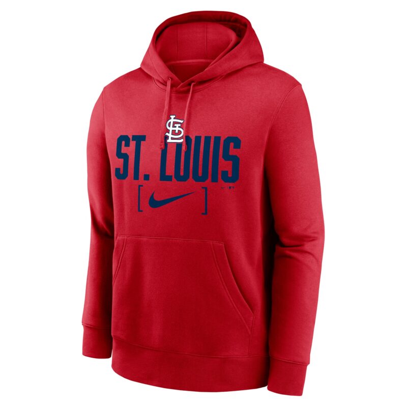 St. Louis Cardinals Club Slack Pullover Hoodie - Red - Image 2