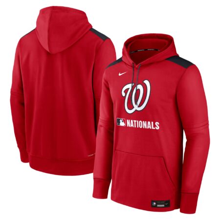 Washington Nationals Collection Performance Pullover Hoodie - Red