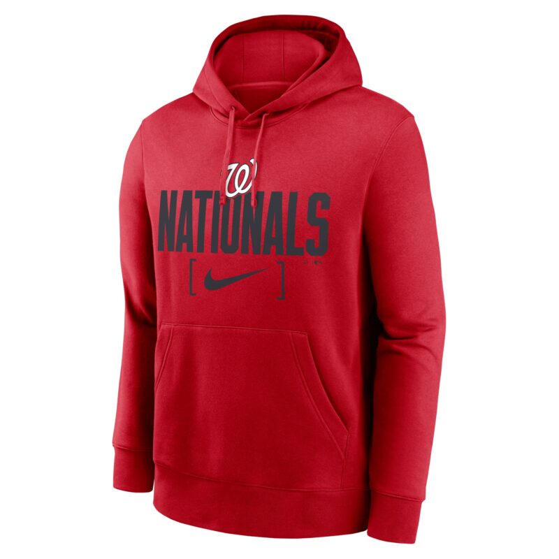 Washington Nationals Club Slack Pullover Hoodie - Red - Image 2