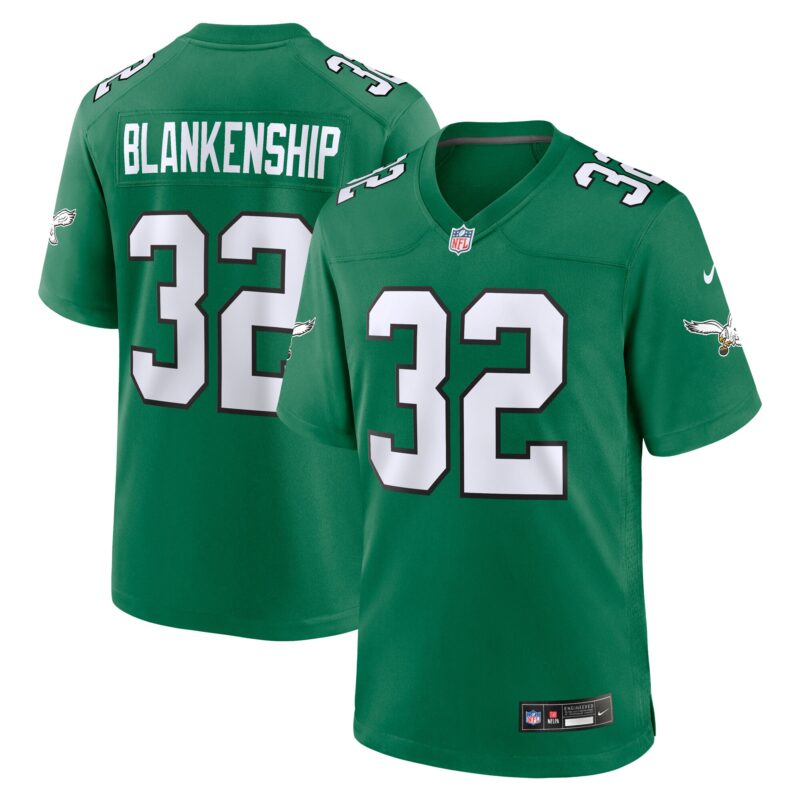 Reed Blankenship Philadelphia Eagles Alternate Game Jersey - Kelly Green