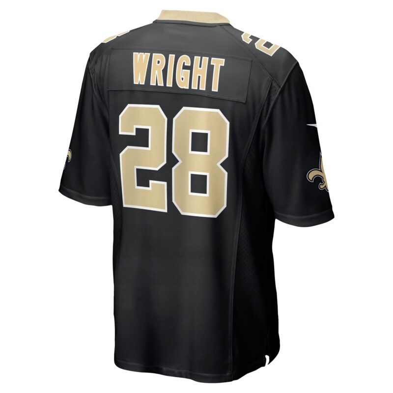Rejzohn Wright New Orleans Saints Game Jersey - Black - Image 3