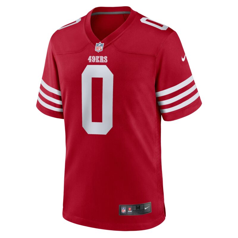 Renardo Green San Francisco 49ers Game Jersey - Scarlet - Image 2