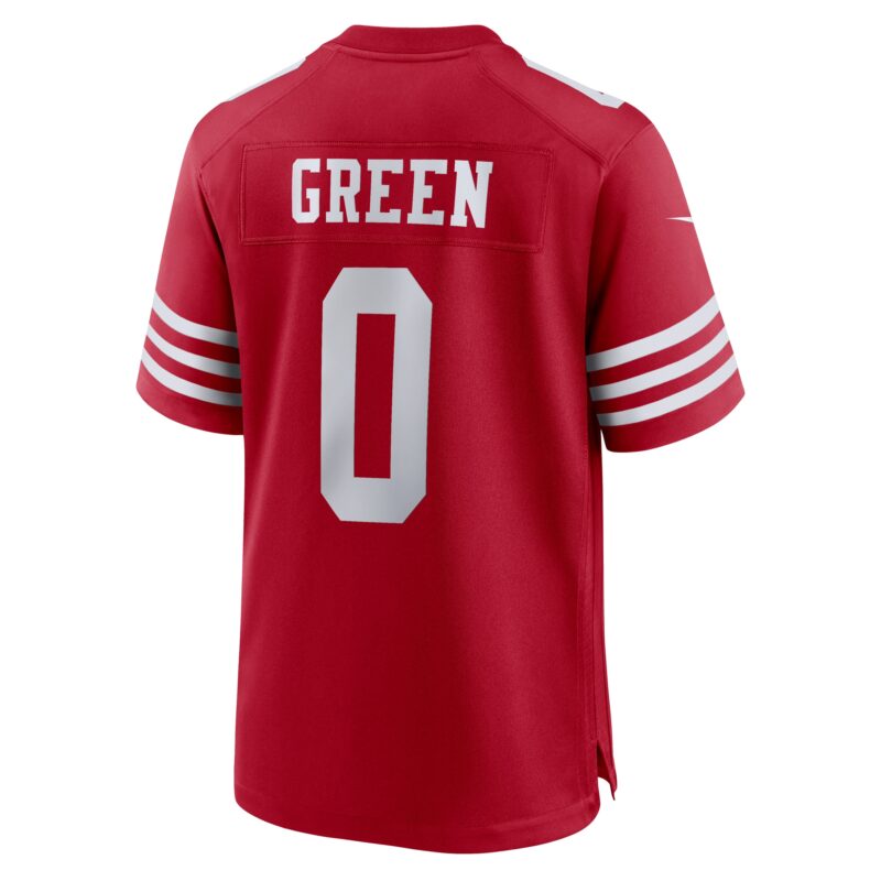 Renardo Green San Francisco 49ers Game Jersey - Scarlet - Image 3