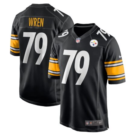 Renell Wren Pittsburgh Steelers Game Jersey - Black