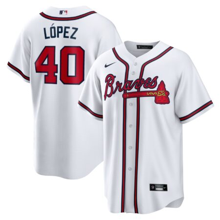 Reynaldo Lopez Atlanta Braves Home Jersey - White