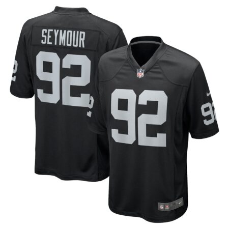 Richard Seymour Las Vegas Raiders Retired Player Game Jersey - Black