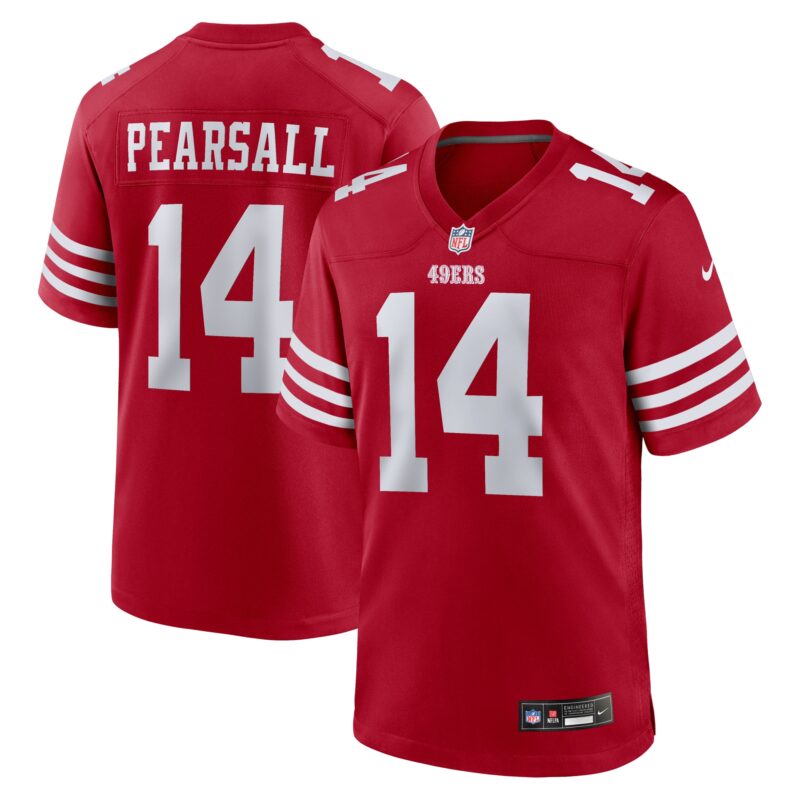 Ricky Pearsall San Francisco 49ers Player Game Jersey - Scarlet