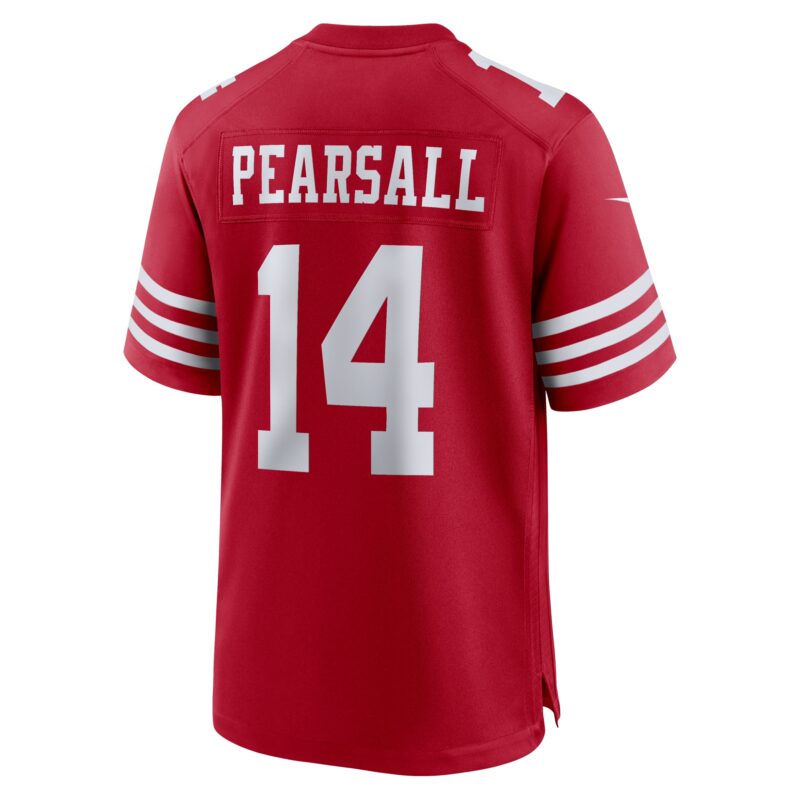 Ricky Pearsall San Francisco 49ers Player Game Jersey - Scarlet - Image 3