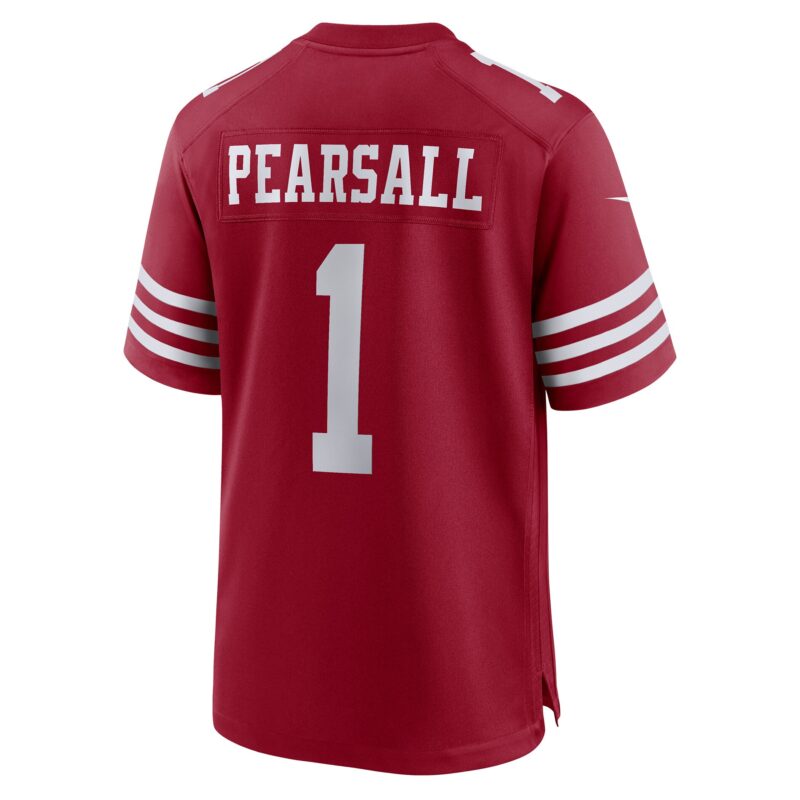 Ricky Pearsall San Francisco 49ers Team Game Jersey - Scarlet - Image 3