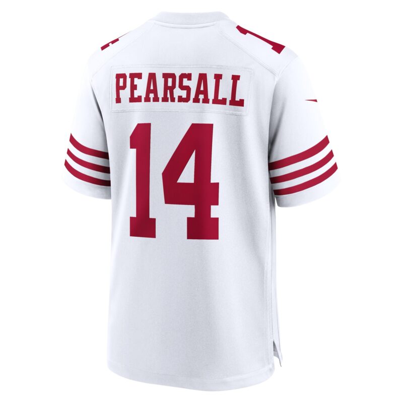 Ricky Pearsall San Francisco 49ers White Game Jersey - White - Image 3