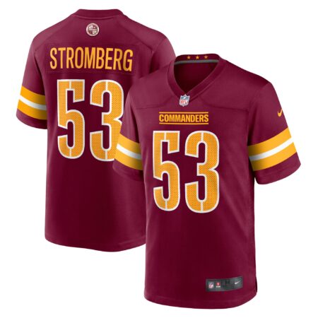 Ricky Stromberg Washington Commanders Team Game Jersey - Burgundy