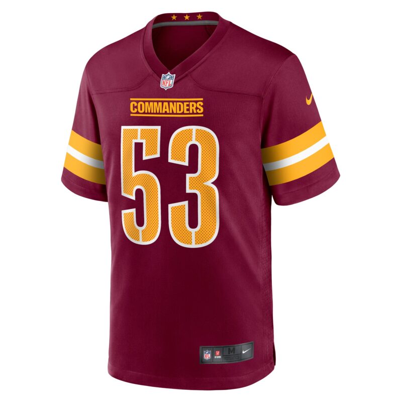 Ricky Stromberg Washington Commanders Team Game Jersey - Burgundy - Image 2