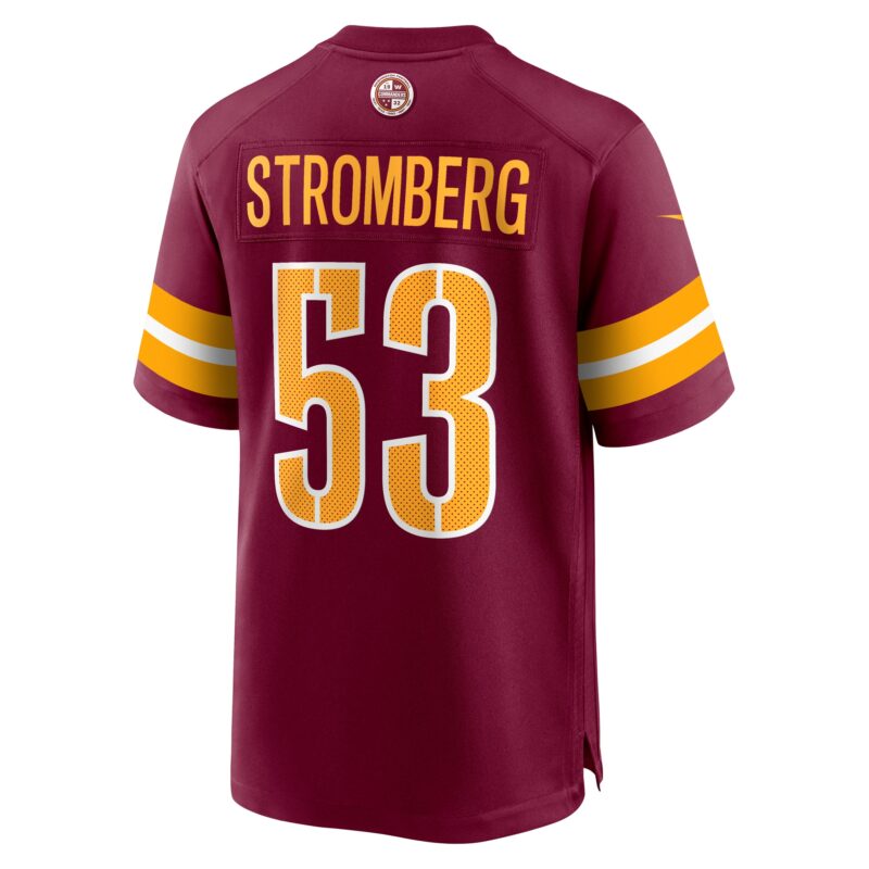 Ricky Stromberg Washington Commanders Team Game Jersey - Burgundy - Image 3