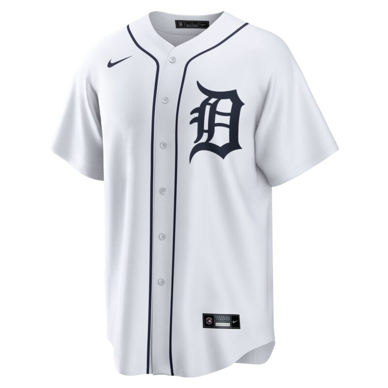Riley Greene Detroit Tigers Player Jersey - White - Image 2