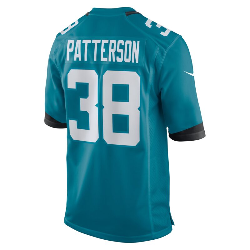 Riley Patterson Jacksonville Jaguars Team Game Jersey - Teal - Image 3