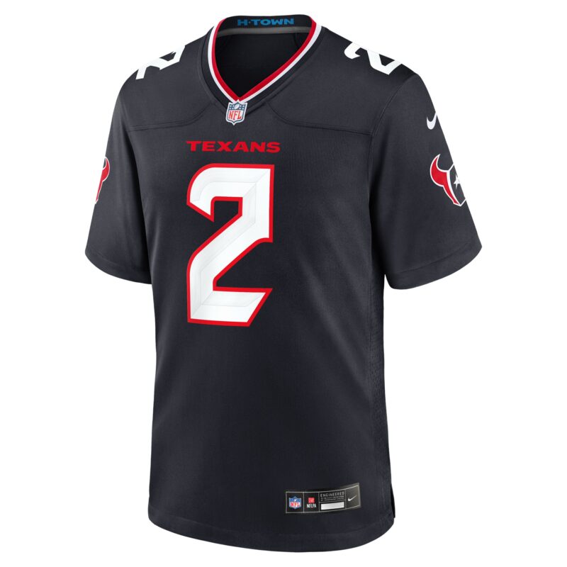 Robert Woods Houston Texans Team Game Jersey - Navy - Image 2