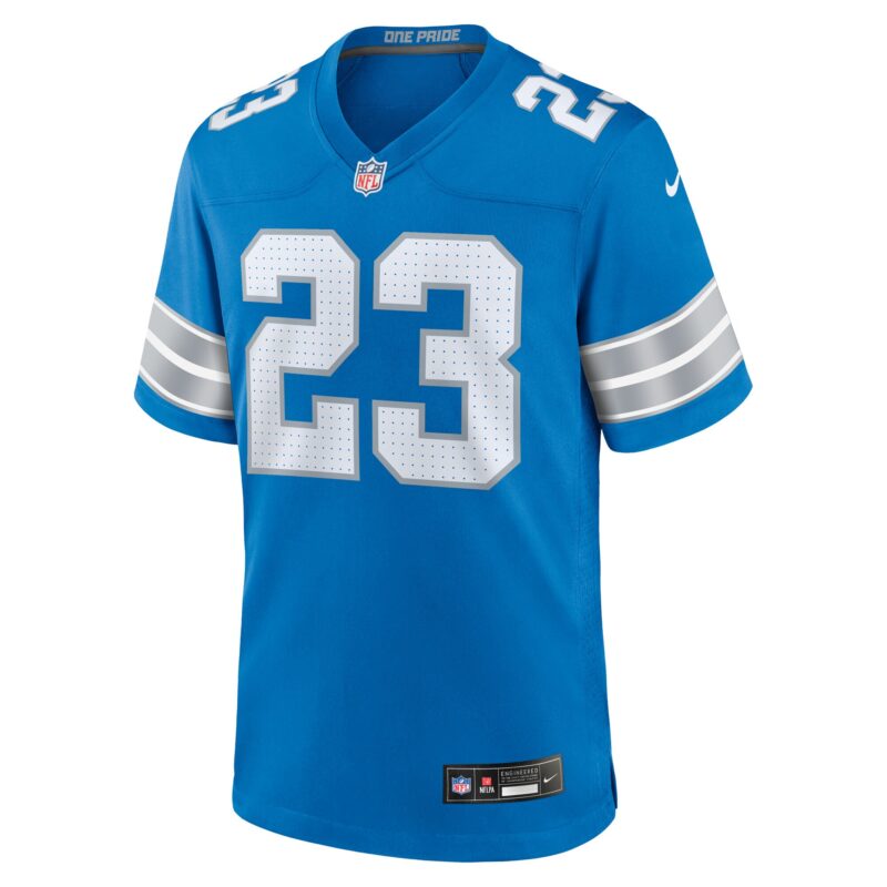 Rock Ya-Sin Detroit Lions Team Game Jersey - Blue - Image 2
