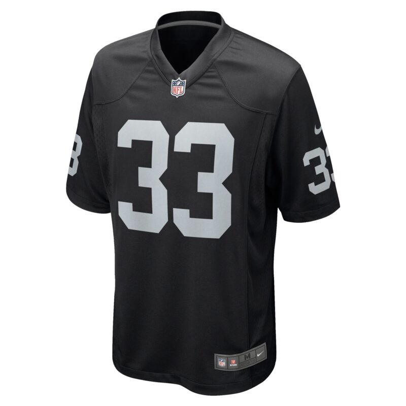 Roderic Teamer Las Vegas Raiders Game Jersey - Black - Image 2