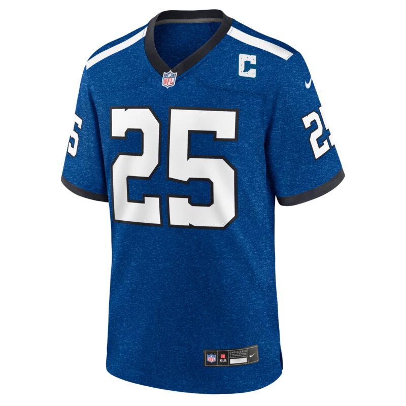 Rodney Thomas II Indianapolis Colts Indiana Nights Alternate Game Jersey - Royal - Image 2