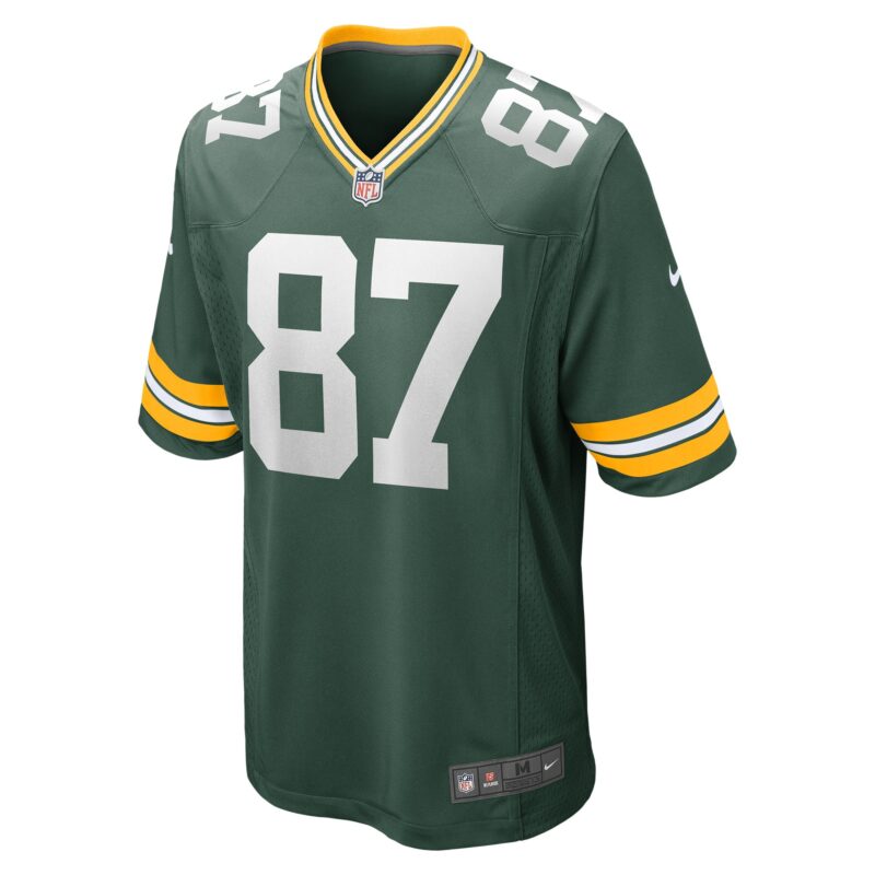 Romeo Doubs Green Bay Packers Game Player Jersey - Green - Image 2