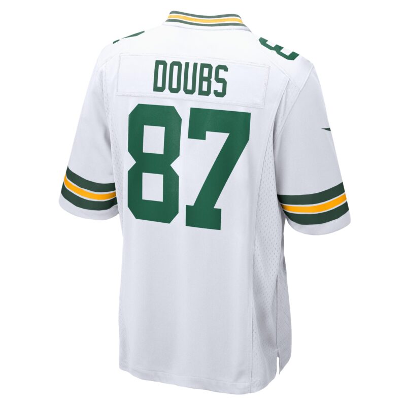 Romeo Doubs Green Bay Packers Game Player Jersey - White - Image 3