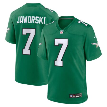 Ron Jaworski Philadelphia Eagles Alternate Game Jersey - Kelly Green