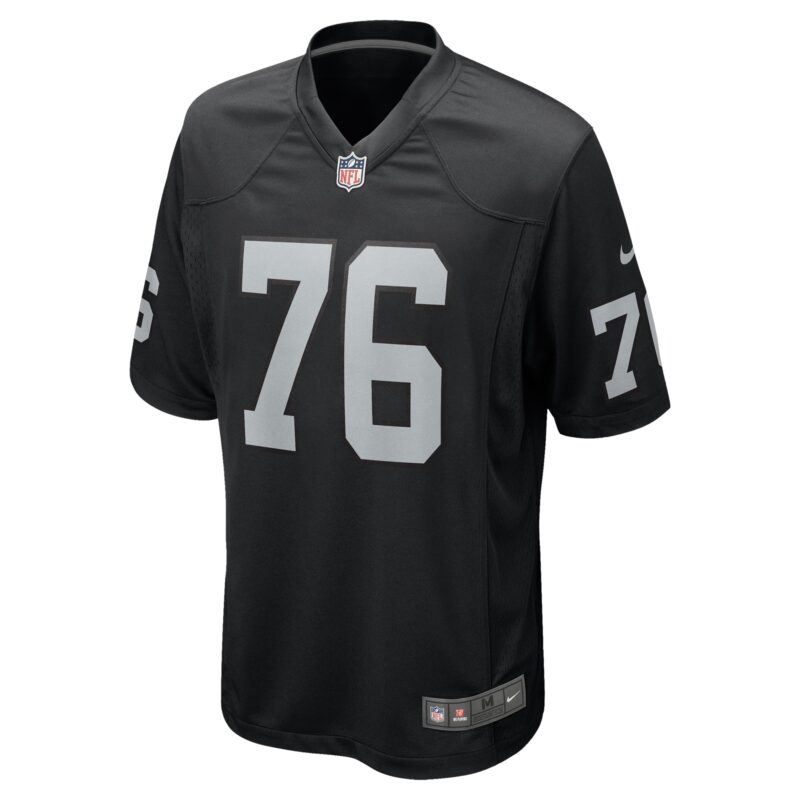 Ron Stone Jr. Las Vegas Raiders Team Game Jersey - Black - Image 2