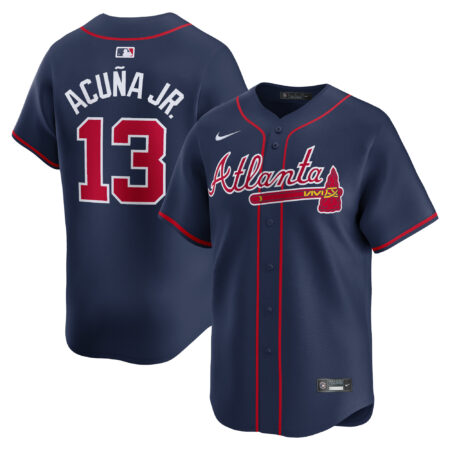 Ronald Acuña Jr. Atlanta Braves Alternate Limited Player Jersey – Navy