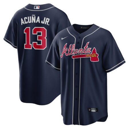 Ronald Acuna Jr. Atlanta Braves Alternate Player Name Jersey - Navy